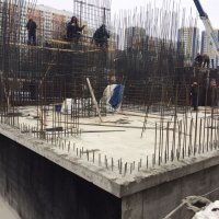 Процесс строительства ЖК «Смольная, 44» , Февраль 2017