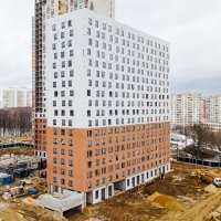 Процесс строительства ЖК «Митино Парк», Март 2019