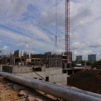 Процесс строительства ЖК «Поколение» , Август 2017