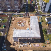Процесс строительства ЖК «Бутово Парк 2», Июль 2019