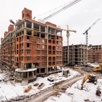 Процесс строительства ЖК «Видный город», Декабрь 2017