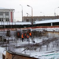 Процесс строительства ЖК «Золотая звезда», Январь 2016