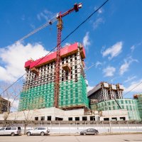 Процесс строительства ЖК «Пресня Сити», Апрель 2017