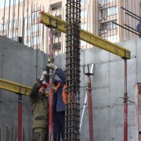Процесс строительства ЖК «Ленинский 38», Апрель 2017