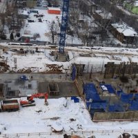 Процесс строительства ЖК «Центральный» (Щёлково), Февраль 2017
