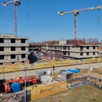 Процесс строительства ЖК «Баркли Медовая долина» , Апрель 2018