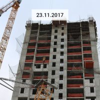Процесс строительства ЖК «Тетрис», Ноябрь 2017