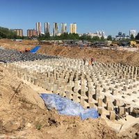 Процесс строительства ЖК «Мякинино парк», Май 2019