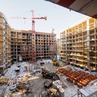 Процесс строительства ЖК «Видный город», Декабрь 2016