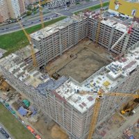 Процесс строительства ЖК «Лайнер» («Дом на Ходынке»), Октябрь 2015