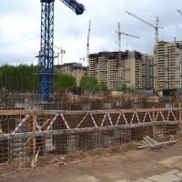 Процесс строительства ЖК «Лидер Парк», Май 2017