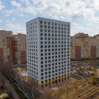 Процесс строительства ЖК «Кузьминский лес», Апрель 2020