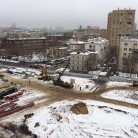Процесс строительства ЖК «Жизнь на Плющихе», Январь 2017