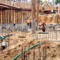 Процесс строительства ЖК «Нескучный HOME & SPA», Июль 2017