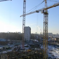Процесс строительства ЖК «Олимпийский», Февраль 2016
