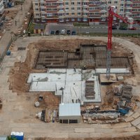 Процесс строительства ЖК «Зеленые аллеи», Июнь 2019
