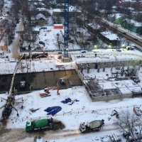Процесс строительства ЖК «Центральный» (Щёлково), Январь 2017