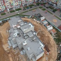 Процесс строительства ЖК «Победа», Октябрь 2017