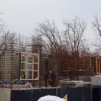 Процесс строительства ЖК «Отрадный», Январь 2018