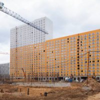 Процесс строительства ЖК «Саларьево Парк» , Апрель 2018