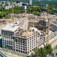 Процесс строительства ЖК «Серебряный Фонтан», Июнь 2018