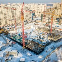 Процесс строительства ЖК «Влюблино», Январь 2018