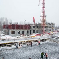 Процесс строительства ЖК «Фестиваль парк», Январь 2018