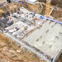 Процесс строительства ЖК «Полярная 25», Апрель 2020
