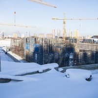 Процесс строительства ЖК «Мякинино парк», Январь 2019