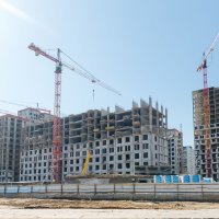 Процесс строительства ЖК Green Park , Апрель 2018