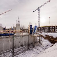 Процесс строительства ЖК «Город-событие «Лайково», Февраль 2017