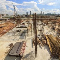 Процесс строительства ЖК «Город на реке Тушино-2018», Июль 2018