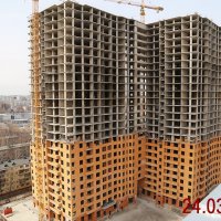 Процесс строительства ЖК «На улице Комсомольская, 2», Март 2016