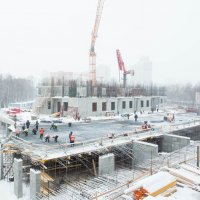Процесс строительства ЖК «Фестиваль парк», Январь 2018