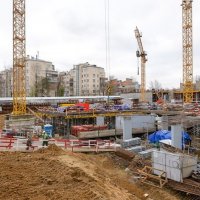Процесс строительства ЖК «Жизнь на Плющихе», Ноябрь 2017