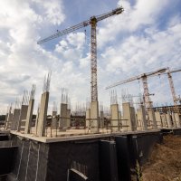Процесс строительства ЖК «Видный город», Август 2017