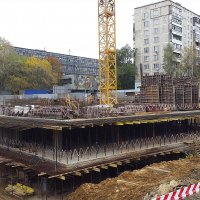 Процесс строительства ЖК «На Душинской улице», Сентябрь 2016