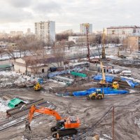 Процесс строительства ЖК «Золотая звезда», Февраль 2016