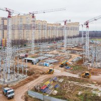 Процесс строительства ЖК «Новое Пушкино», Октябрь 2017