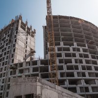 Процесс строительства ЖК «Парад Планет», Август 2017