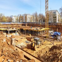 Процесс строительства ЖК «Счастье в Царицыно» (ранее «Меридиан-дом. Лидер в Царицыно») , Апрель 2017
