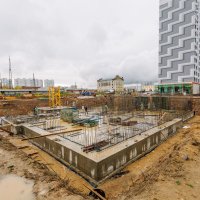 Процесс строительства ЖК «Римского-Корсакова 11», Октябрь 2017
