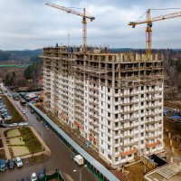 Процесс строительства ЖК «Одинбург», Март 2020
