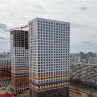 Процесс строительства ЖК «Дмитровский парк», Апрель 2020