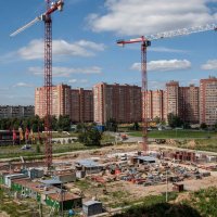 Процесс строительства ЖК «Новоград «Павлино», Август 2017