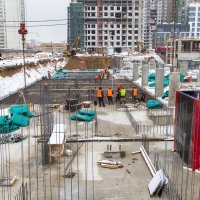 Процесс строительства ЖК «Влюблино», Февраль 2018
