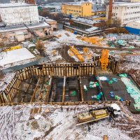 Процесс строительства ЖК «Руставели, 14», Ноябрь 2020