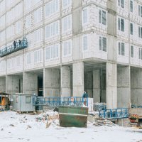 Процесс строительства ЖК «Спутник» , Декабрь 2017