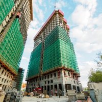 Процесс строительства ЖК «Пресня Сити», Май 2017