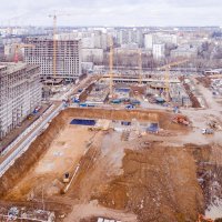 Процесс строительства ЖК «Летний Сад», Март 2017